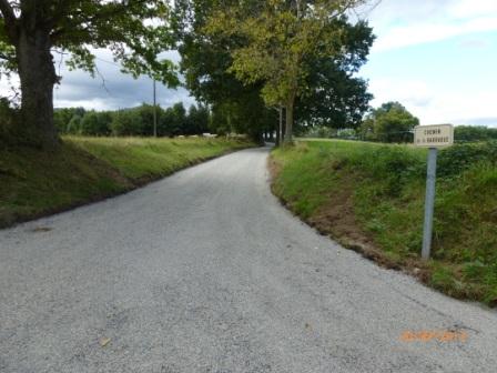 Réfection chemin de la Baraque - 2013