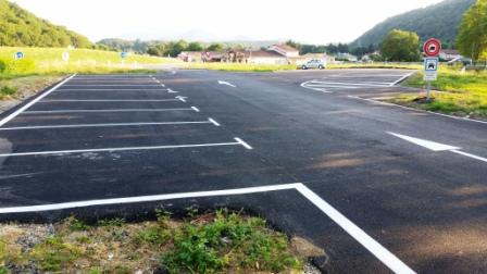 Agrandissement du parking co-voiturage au Bazert (Conseil Départemental)