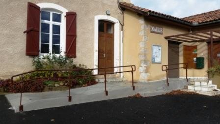 Rampe d'accès Mairie pour handicapés - Novembre 2018